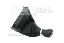 Sebességváltó gomb (bőr) titán fekete/alumínium Skoda Citigo 1S 1ST711113F BKS