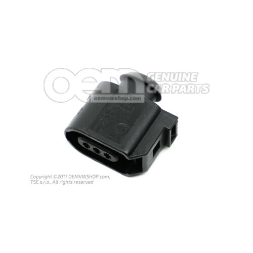 Lapos érintkezőház érintkezőreteszelő mechanizmussal fényszórókhoz 8L0973703