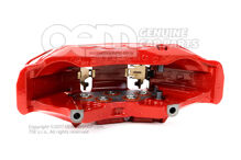4J3615123E Audi e-tron GT red Caliper without brake pads for vehicles with ceramic brake disc pads size 420x40mm front left (2)