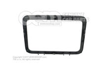 Rádió burkolat szatén fekete 5J0858069A 9B9 (1)