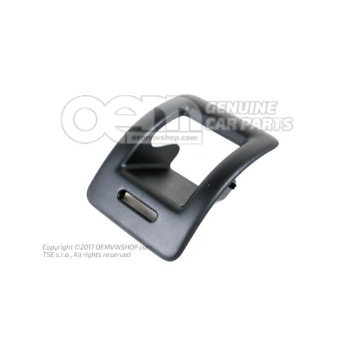 A háttámla kioldó mechanizmusának szegélye titánfekete 6R0885893  82V