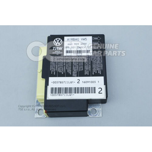 Vezérlőegység a vezető- és utasoldali légzsák vezérlőegységéhez 6Q0909601F 005
