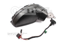 A visszapillantó tükör háza szatén fekete 5NN857508M 9B9 (2)