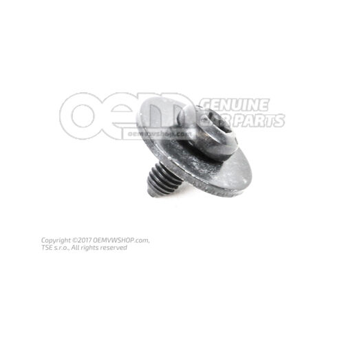 Félkör alakú csavar (kombi) hatlapfejű M6X14 N  91175701