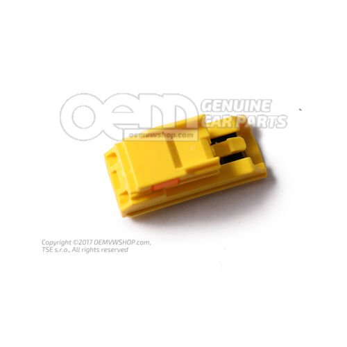 Lapos érintkezőház érintkezőreteszelő mechanizmussal csatlakozóelem a-oszlop 8J0972586