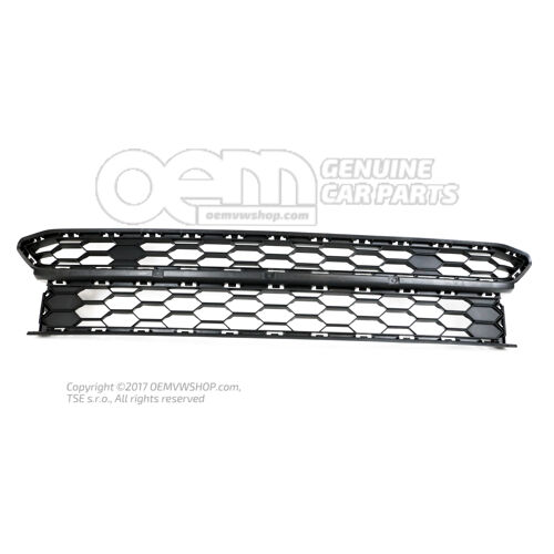 Szellőzőrács szatén fekete Volkswagen Amarok 2H 2H6853677  9B9