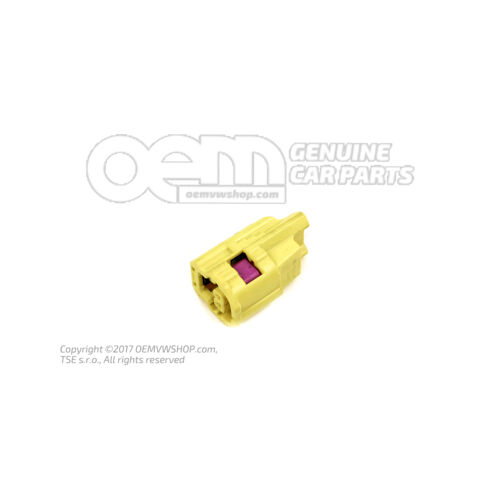 Lapos érintkezőház érintkező reteszelő mechanizmussal 6Q0972623