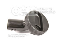 Szelep, szatén fekete 5E0816355  9B9