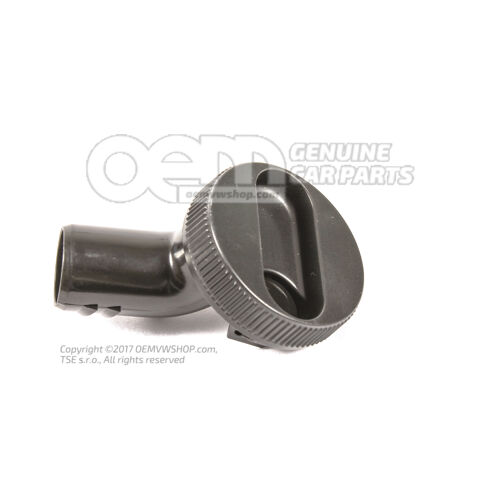 Szelep, szatén fekete 5E0816355  9B9