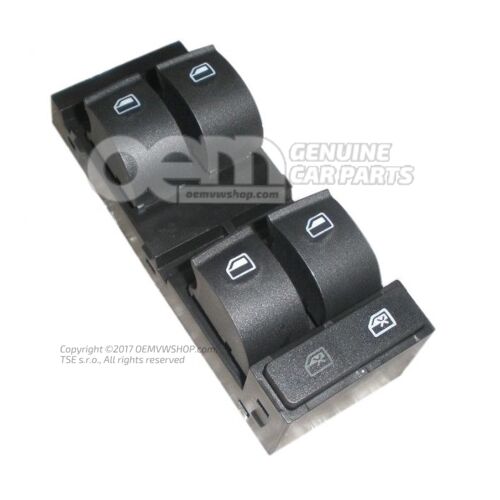 Elektromos ablakemelő soul kapcsoló (fekete) 4B0959851B 4PK