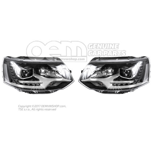 Eredeti Volkswagen Multivan LED Bixenon vezetőlámpa készlet - LHD OEM01532477