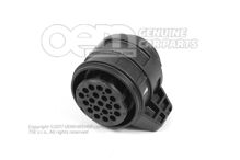 Kerek csatlakozóház érintkező reteszelő mechanizmussal csatlakozó darab vezérlőegység akkumulátor vezérléshez 1J0927320 Kerek csatlakozóház érintkező reteszelő mechanizmussal csatlakozó darab vezérlőegység akkumulátor vezérléshez 1J0927320