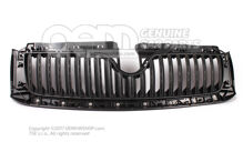 Rács szatén fekete Skoda Superb 3U 3U0853653B 9B9