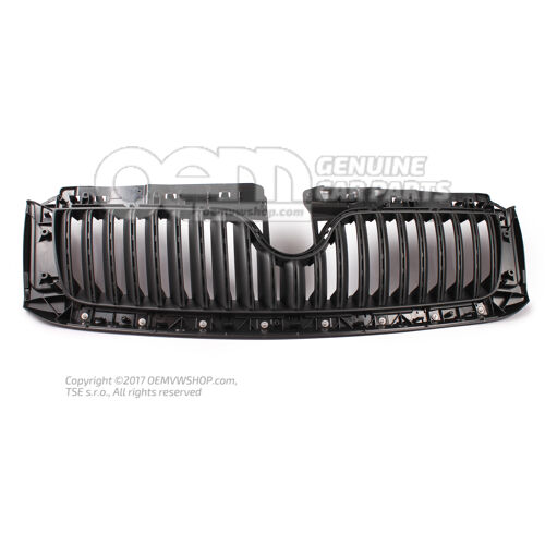Rács szatén fekete Skoda Superb 3U 3U0853653B 9B9