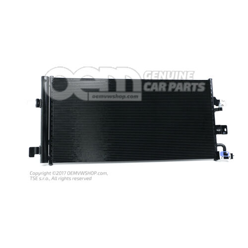 A/c kondenzátor folyadék tartállyal 8W0816421N