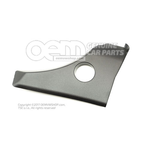 Borító szatén fekete 8J0807534A 01C