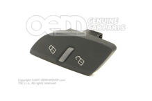 Biztonsági kapcsoló a központi zár rendszer lélekhez (fekete) 8J1962107A 5PR (1)