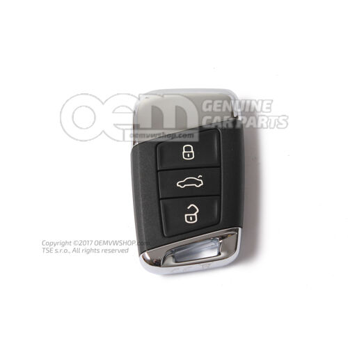 Adóegység Szatén fekete/magas króm 3G0959752BCDTB