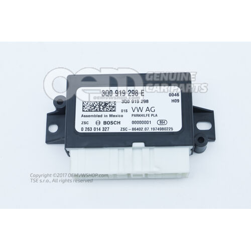 Parkoláskormány-rásegítő vezérlőegysége 3Q0919298E