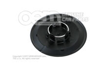 Hub sapka fekete/króm 1S0601149J FOD (1)