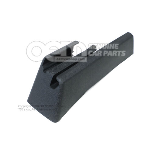 A vezetősín lélek burkolata (fekete) 7L0881478J 4PK