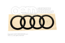 AUDI embléma fekete-fényes 8U0853742B T94