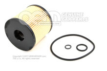 Szűrőelem tömítéssel, olajszűrő elemmel O-gyűrű O-gyűrű 07P115562B (2)