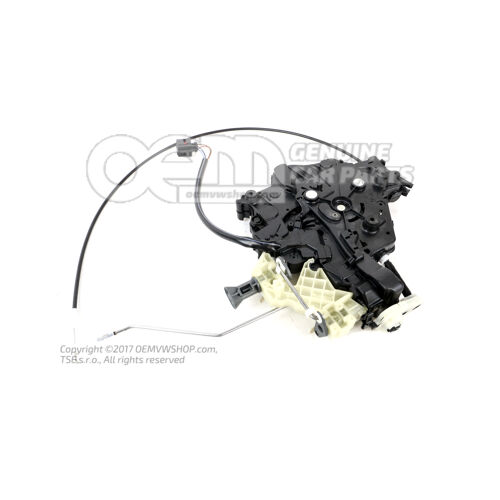Távirányítós zár központi zárral és biztonságos funkcióval Volkswagen Caddy 2K 2K5843653C