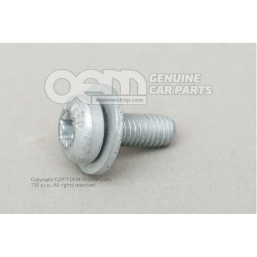 Hatlapfejű, ovális fejű csavar (kombi) M6X16 N  90958904
