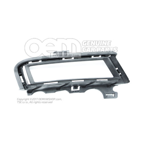 Fedő rész lökhárítóhoz szatén fekete/magas króm 5G0853808A RYP