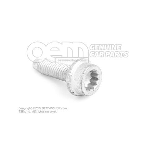Aljzatfejű galléros csavar belső többpontos fejjel M8X30 N  10644701