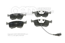 1 készlet: fékbetétek kopásjelzővel tárcsafékhez 5WA698151AK (1)