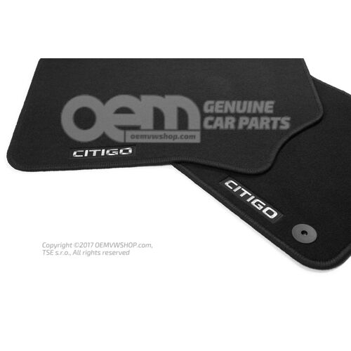 1 garnitúra lábtörlő (textil) Skoda Citigo 1S 1ST061404R