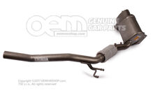 Kipufogócső kat. konverter részecskeszűrő 'ECO' JZW254700EX (2)