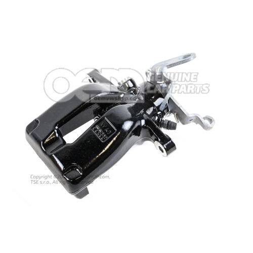 8J0615423E Audi A3/S3/Sportback/TT/TTS/TTRS/Coupe/Roadster/RS3 Golf Cabriolet /Golf/Variant/4motion fekete Féknyereg ház fékbetét nélkül kerámia féktárcsabetétes járművekhez mérete 310x22mm bal hátsó 8J0615423E