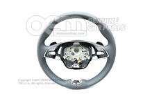 Kormánykerék (bőr) fekete/világos króm 5E3419093GEVKH