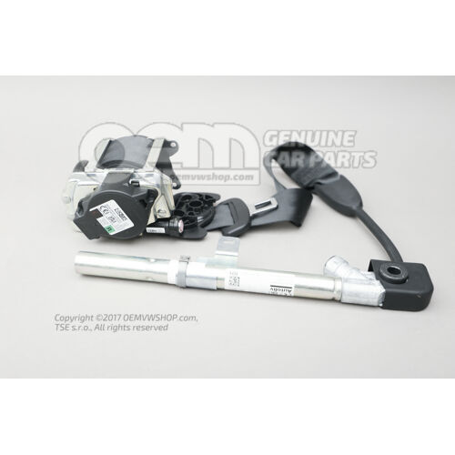 Fekete hárompontos biztonsági öv 6F0857706H RAA