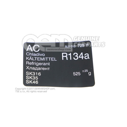 "ac" matrica 5L0010729H