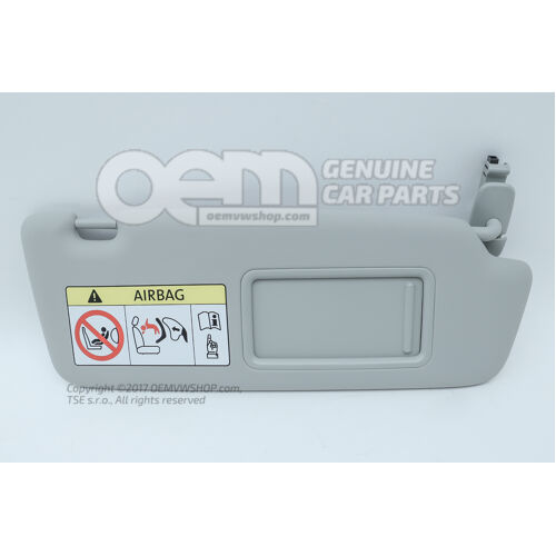 Napellenző tükörrel és takaró hold ezüst 8V0857552R FT9