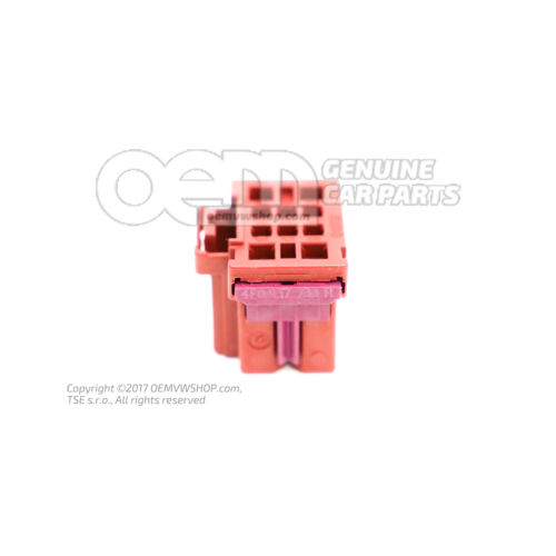 Lapos érintkezőház érintkezőreteszelő mechanizmussal 4F0937733B