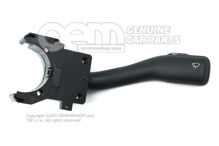 Kapcsoló ablaktörlő/mosó-törlő működéshez szatén fekete Skoda Octavia 1U 8L0953503  01C