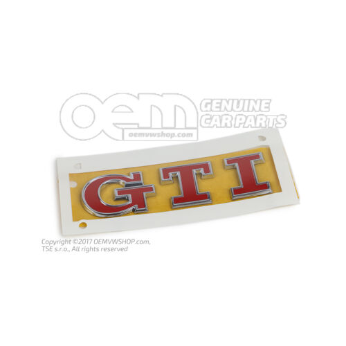 Felirat chrome shine/tornado red 5G0853675ACJZQ
