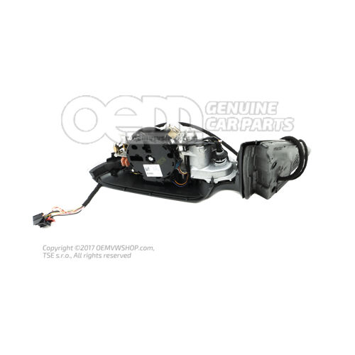 Külső tükörház szatén fekete Skoda Superb 3T 3T2857507BR9B9