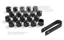 1 készlet fedősapka kerékcsapokhoz, szatén fekete 000071215P 041 1 készlet fedősapka kerékcsapokhoz, szatén fekete 000071215P 041