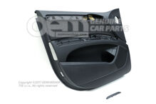 Ajtóburkolat (Alcantara) ajtólap kárpit (szövet) soul (fekete) Audi Q7 4L 4L0867103G WFA (1)