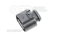 Lapos érintkezőház érintkezőreteszelő mechanizmussal csatlakozóelem kábelköteg injektorokhoz 4H0973714 (1)