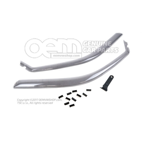 Ajtó szélterelő füstölt üveg szürke 7E0072193  HU3