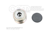 Leválasztó szíjtárcsa szabadonfutóval és sapkával a generátorhoz 04E903219E (1)