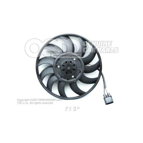 Hűtőventilátor vezérlőegységgel 4H0959455AG