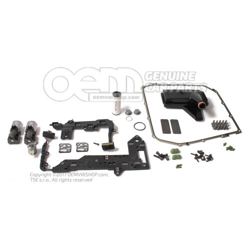 Audi DSG 7 sebességes S-tronic szervizkészlet 0B5 DL501 mechatronikus javítókészlettel 0B5398048D - w OEM02403361